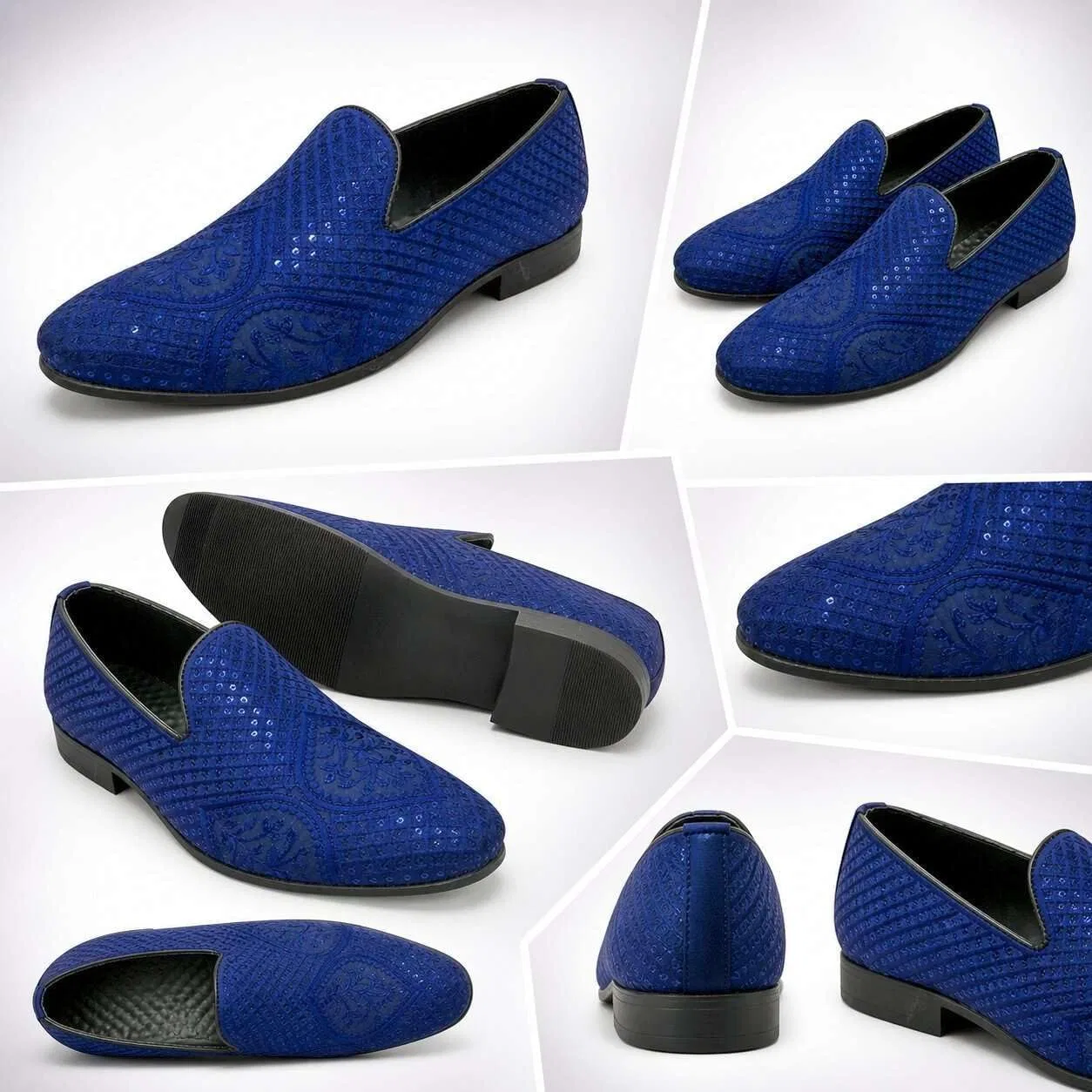 Лоферы мужские Punjabi Jutti Blue Step n Style — фото 3