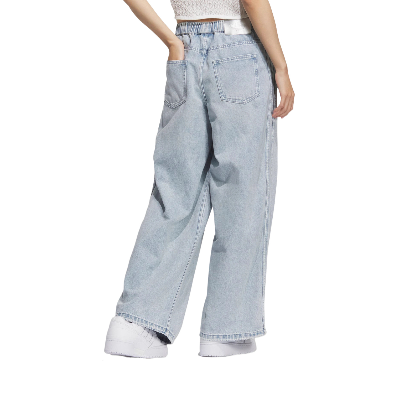 Adidas Originals Женские джинсы Light Denim Blue — фото 3