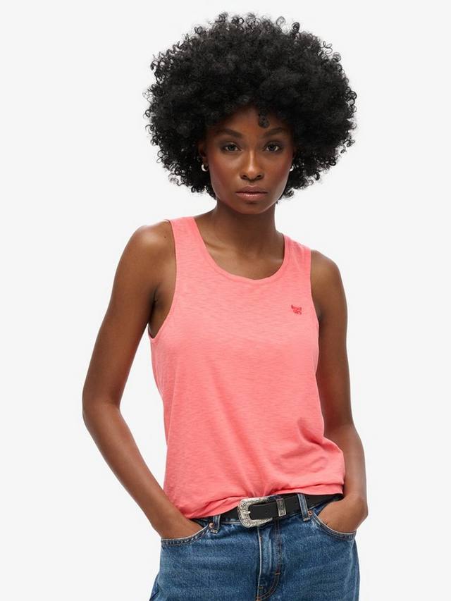 

Майка с круглым вырезом Superdry, цвет Sugar Coral