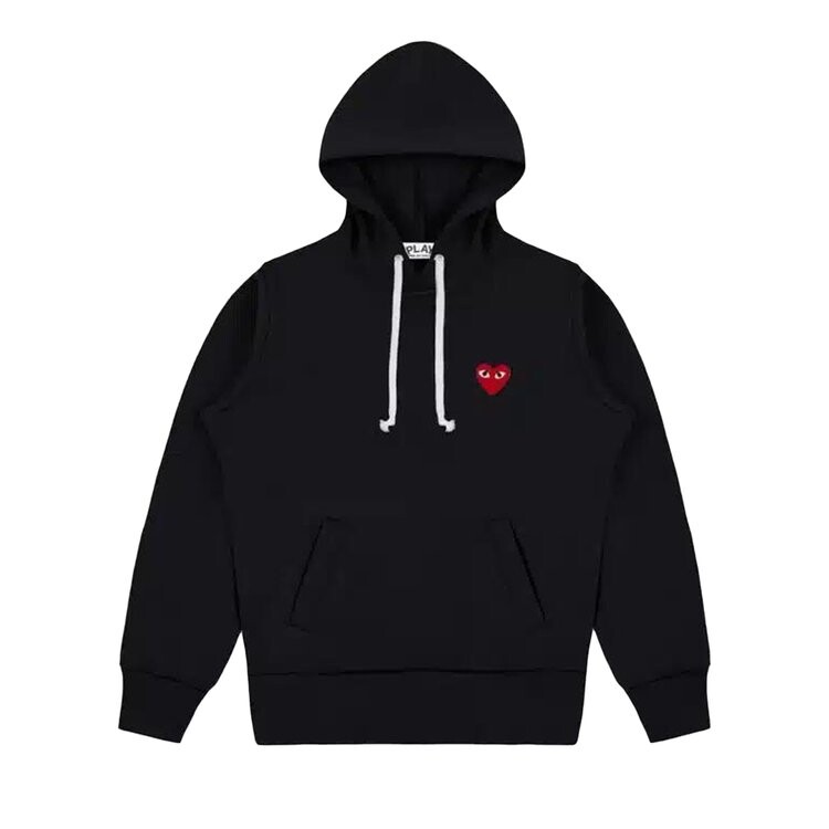 

Худи Comme Des Garçons Comme des Garçons PLAY Heart Emblem Hoodie, черный