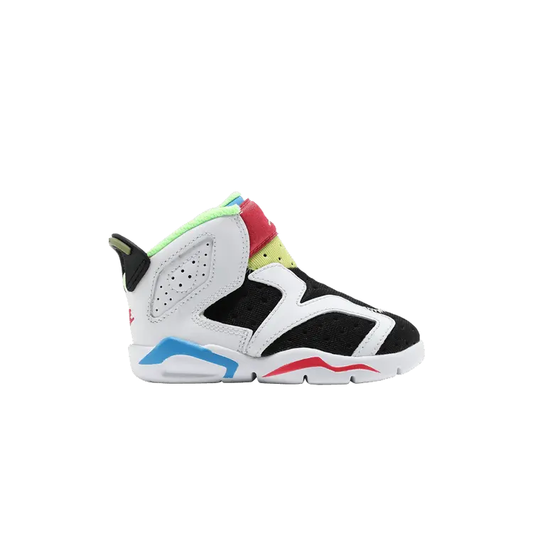 

Кроссовки Air Jordan Air Jordan 6 Retro Little Flex TD 'Multi White', белый