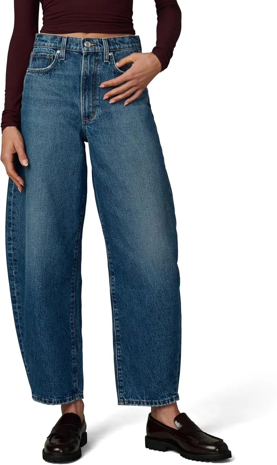 

Joe's Jeans Women's The Billie High Rise Barrel Jean