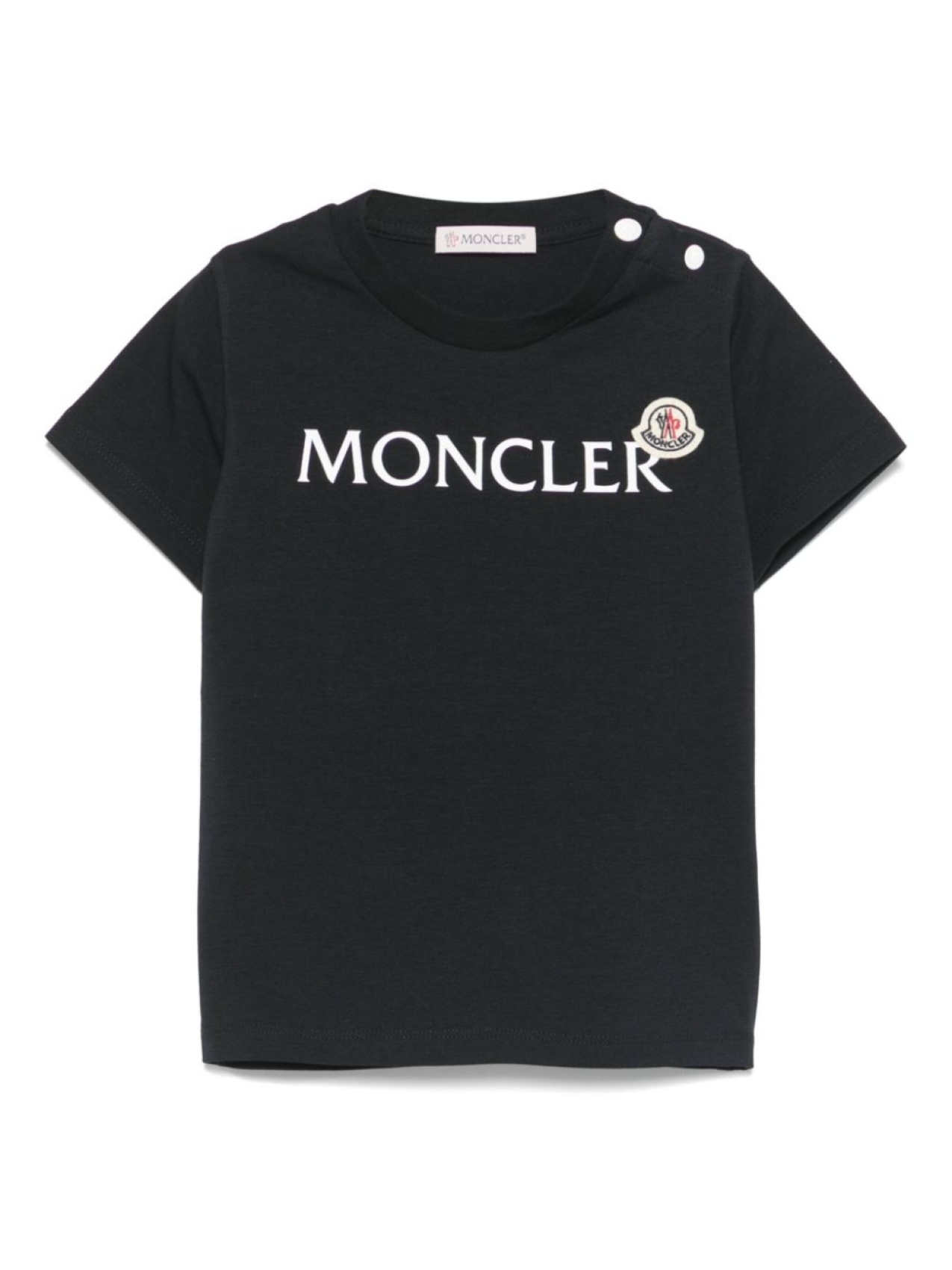 

Moncler Enfant футболка с логотипом, синий