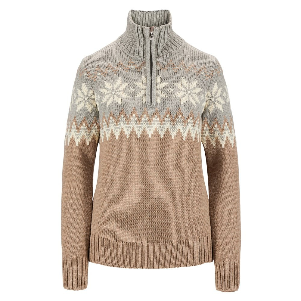 

Свитер Dale of Norway Myking с застежкой-молнией на четверть длины (женский), Brown/Charcoal/Off White