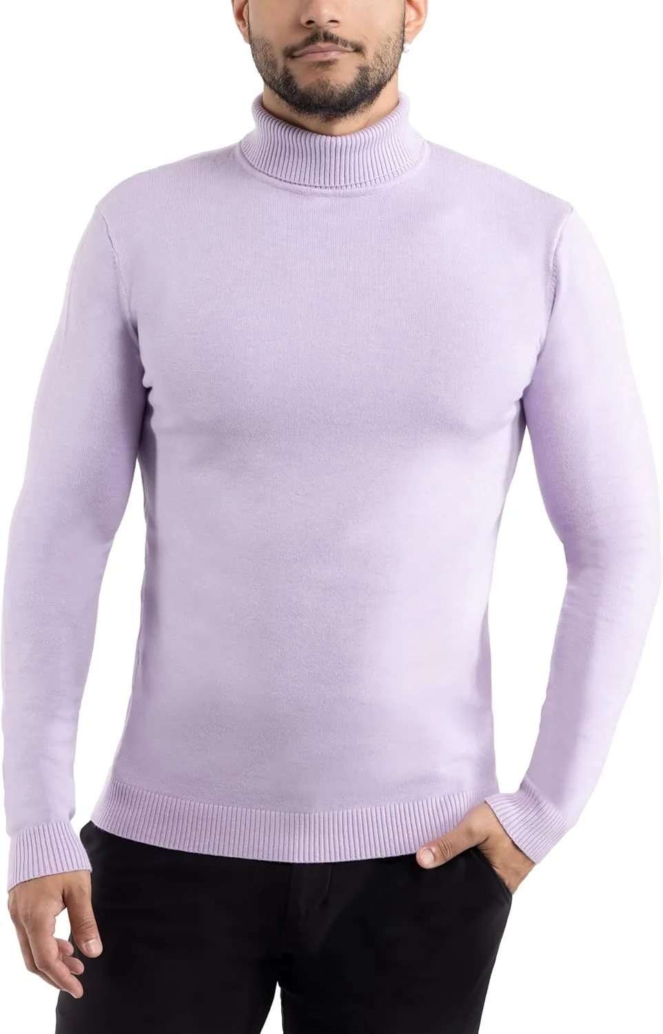 

X RAY мужская водолазка, мягкий slim fit пуловер