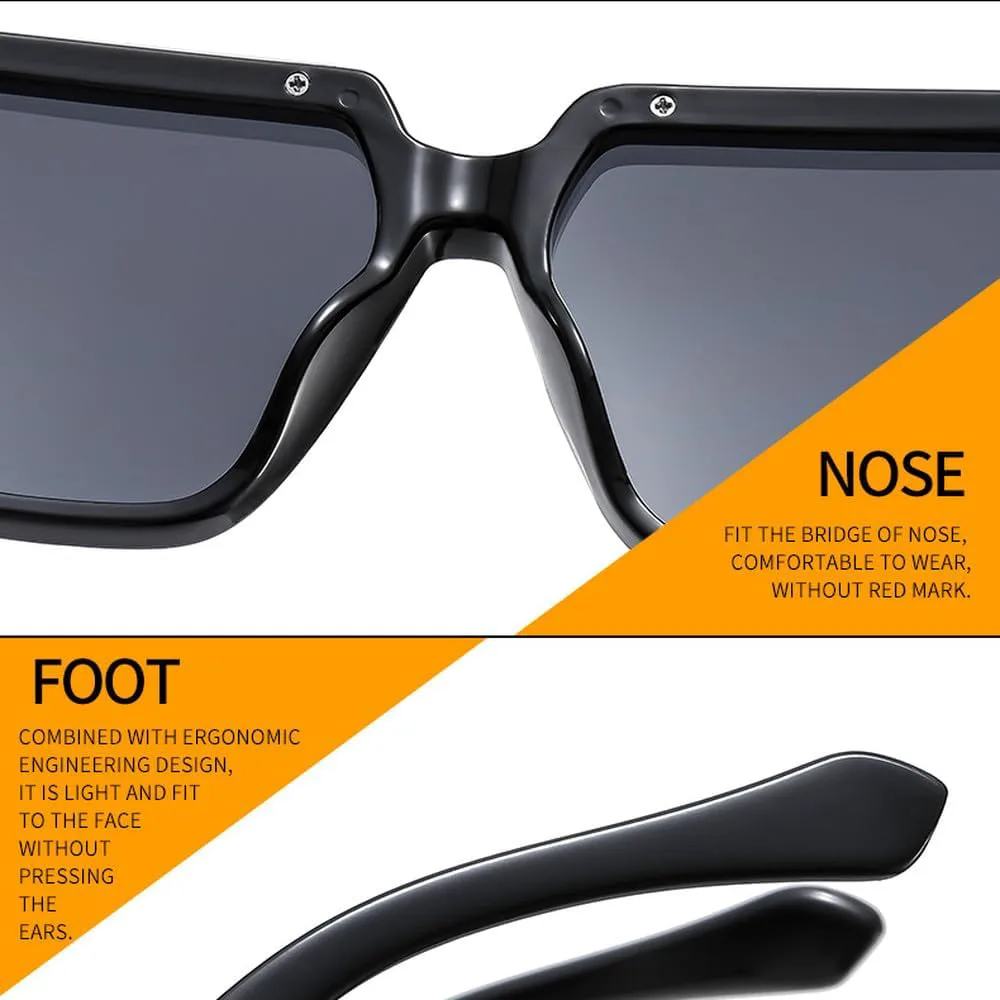 

Женские солнцезащитные очки в винтажном стиле с крупной оправой, мужские модные солнцезащитные очки класса люкс с защитой от УФ-излучения UV400 TYUVIVO, Leopard