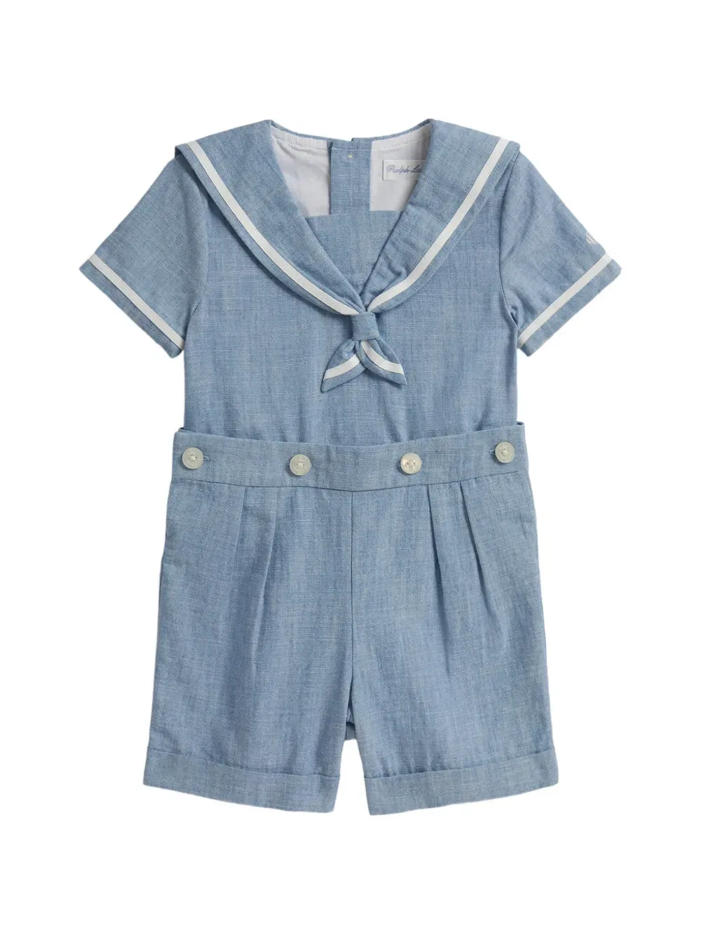 Комплект брюк со звездной вышивкой Polo Ralph Lauren Kids, синий