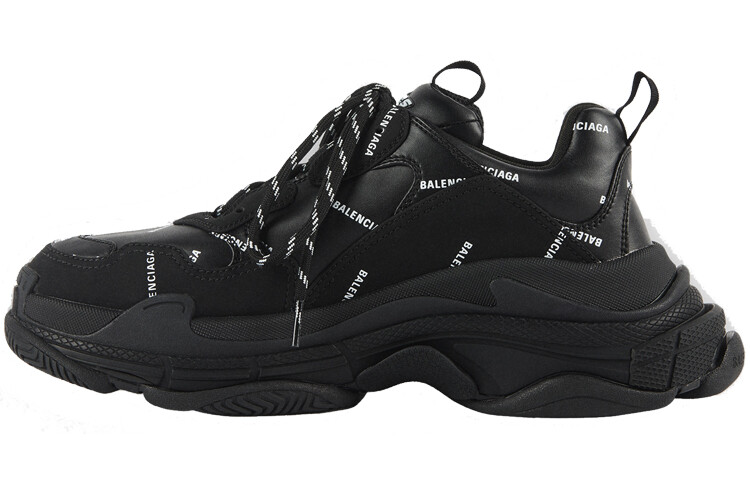 

Кроссовки Balenciaga Triple S Sneaker 'Allover Logo - Black'