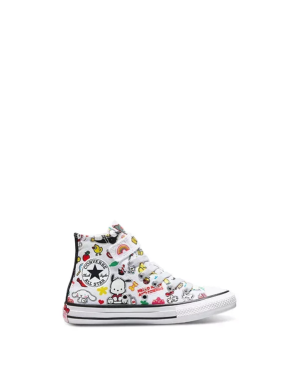 Кроссовки Chuck Taylor All Star - для малышей и детей младшего возраста. Converse, White/White/Black — фото 2