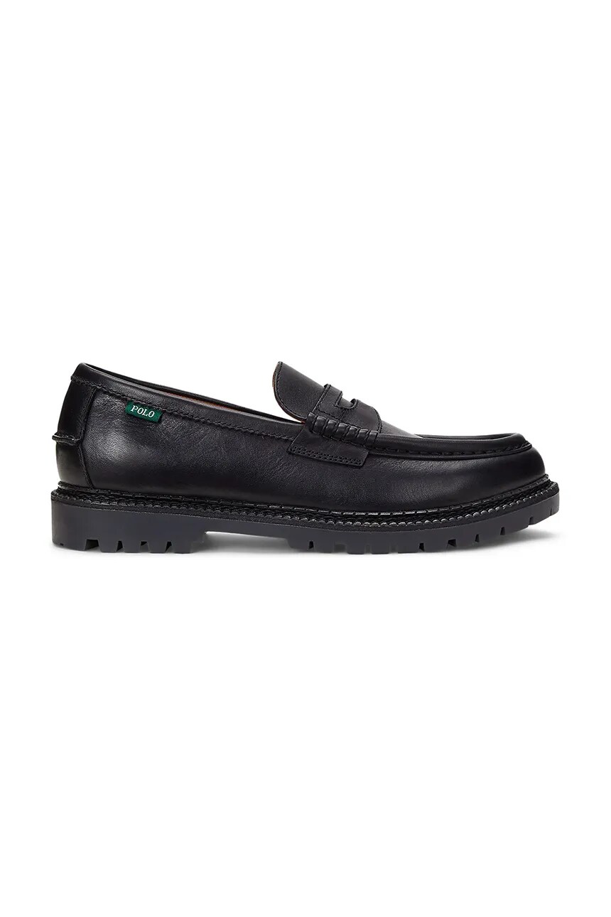 

Кожаные мокасины Jett Penny Polo Ralph Lauren, черный
