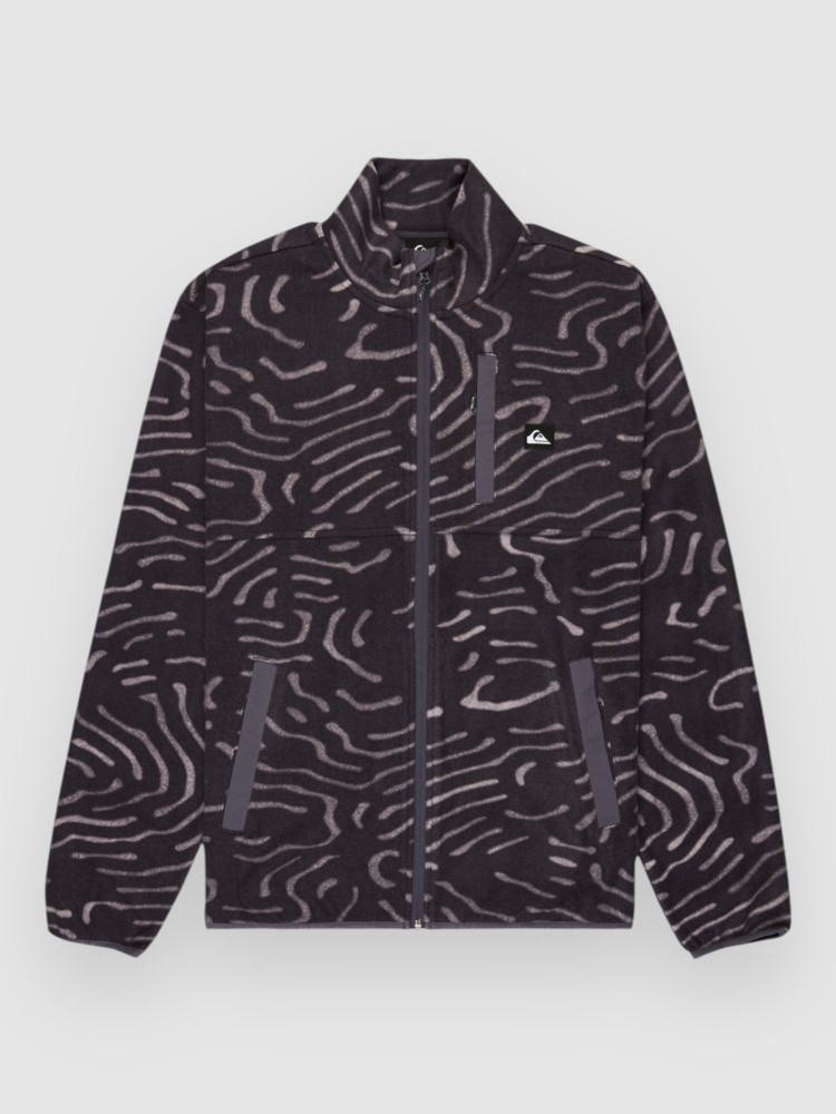 

Спортивная куртка Quiksilver No Destination Fz Fleecejacke, graystone linear stamp