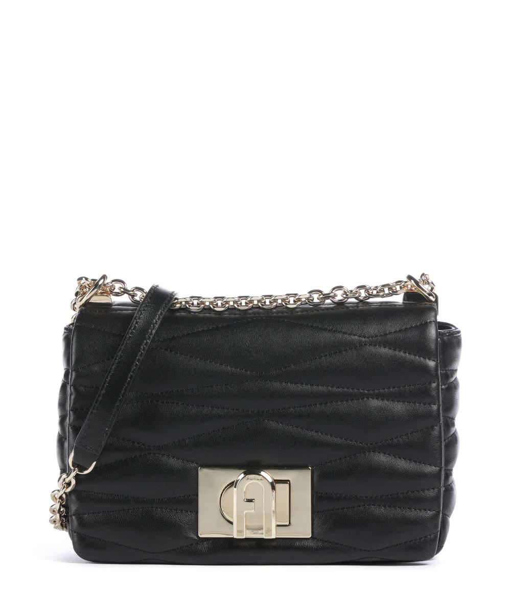 

1927-Е годы сумка через плечо из телячьей кожи наппа Furla, черный