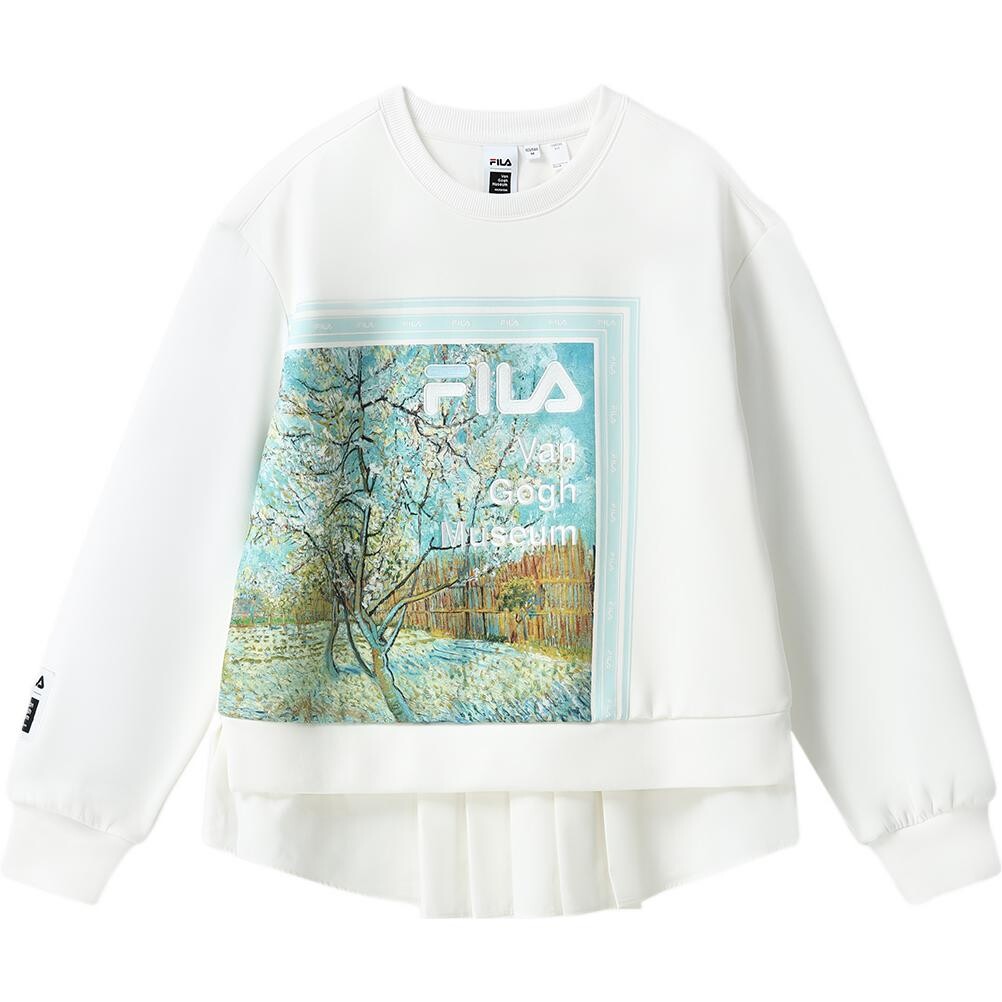 

Свитшот Van Gogh X Van Gogh Museum 2.0 женский Cloud White Fila