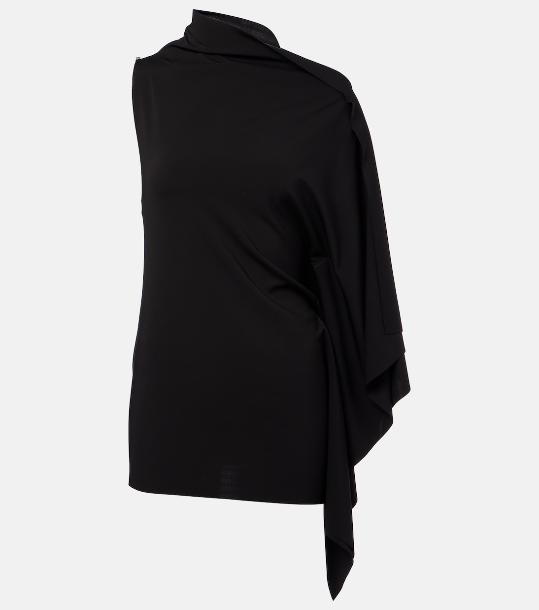 

Фиорелла асимметричный топ из джерси Sportmax, черный