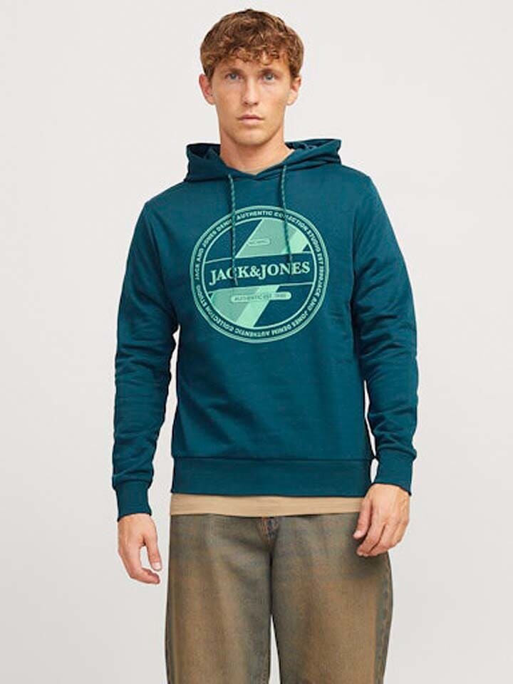 

Толстовка Jack & Jones Hoodie, цвет Petrol