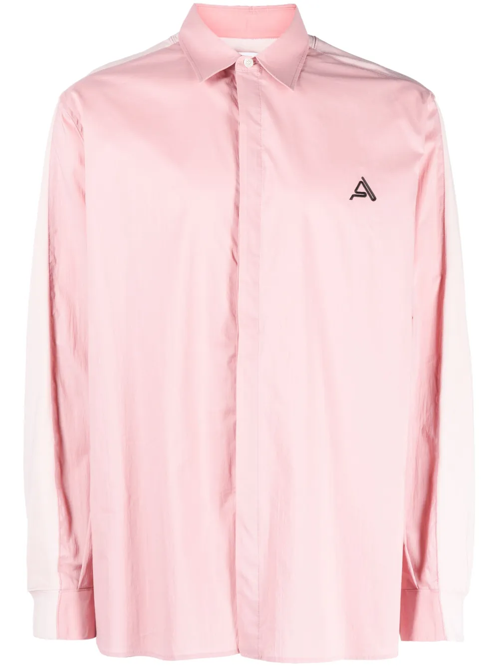 

Рубашка с вышитым логотипом AMBUSH, розовый