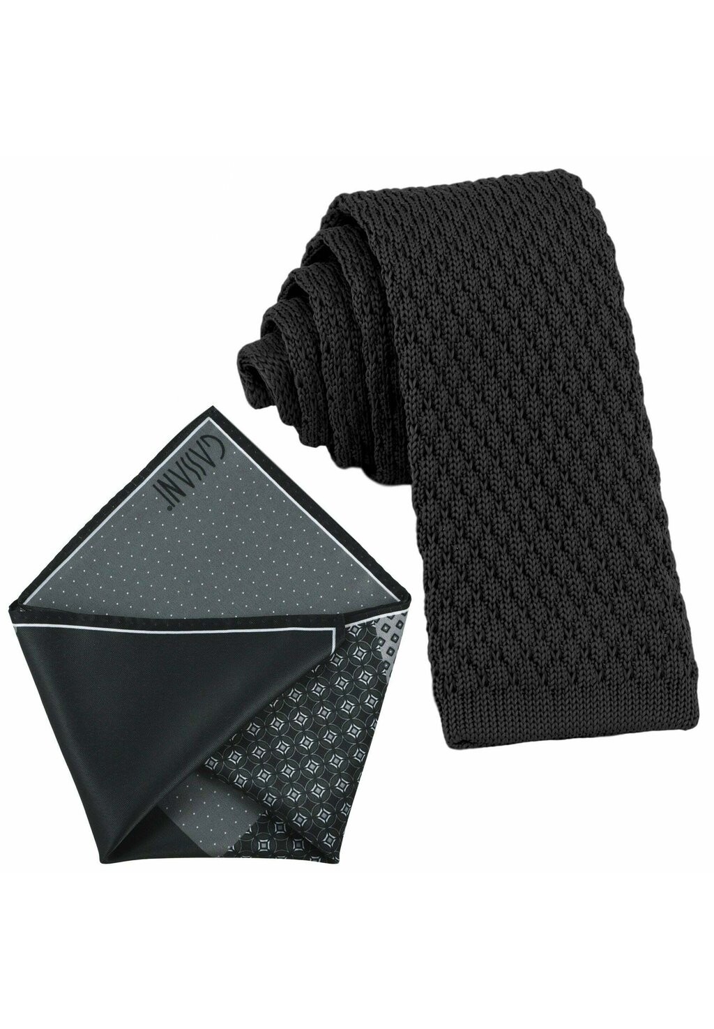 

Нагрудный платок SET 4 DESIGN Gassani, цвет schwarz kreise anthrazit grau gepunktet hell grau rauten