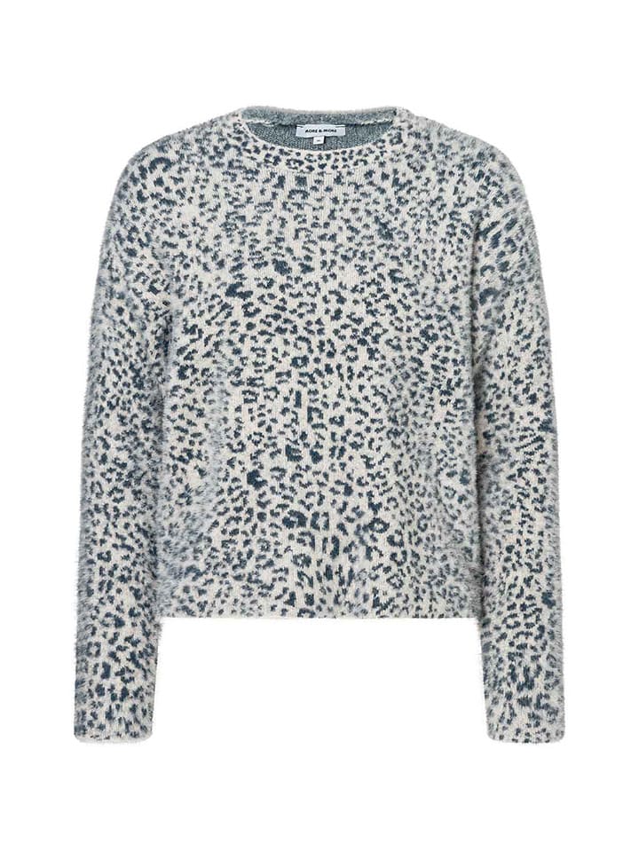 

More & More Свитер бело-голубого цвета