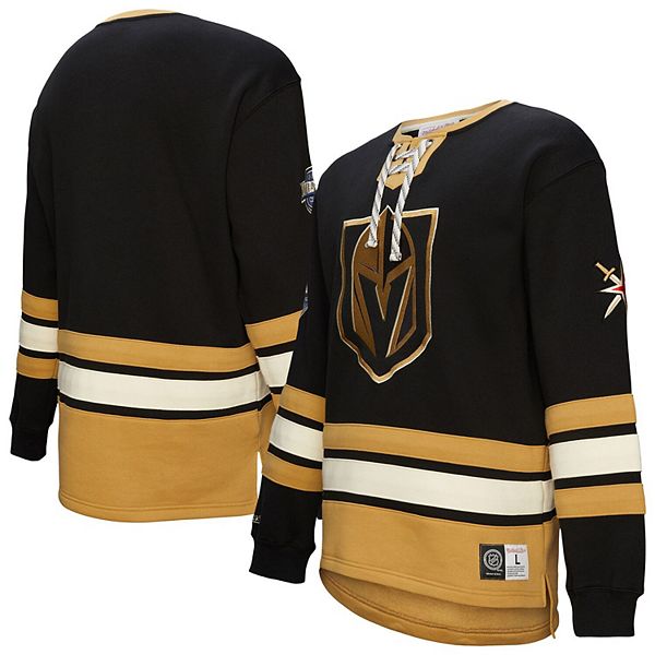 

Мужской черный свитшот Vegas Golden Knights Heritage Mitchell & Ness
