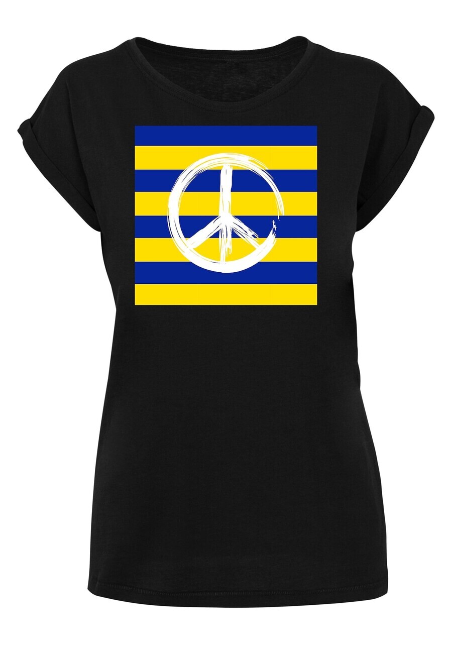 

Футболка Merchcode Shirt Ladies Peace - Stripe Peace, черный