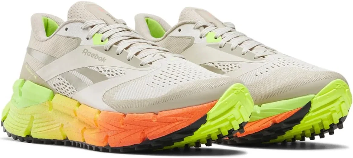 Мужские кроссовки Reebok Floatzig Adventure 1, Alabaster Classic Beige Digital Lime — фото 2