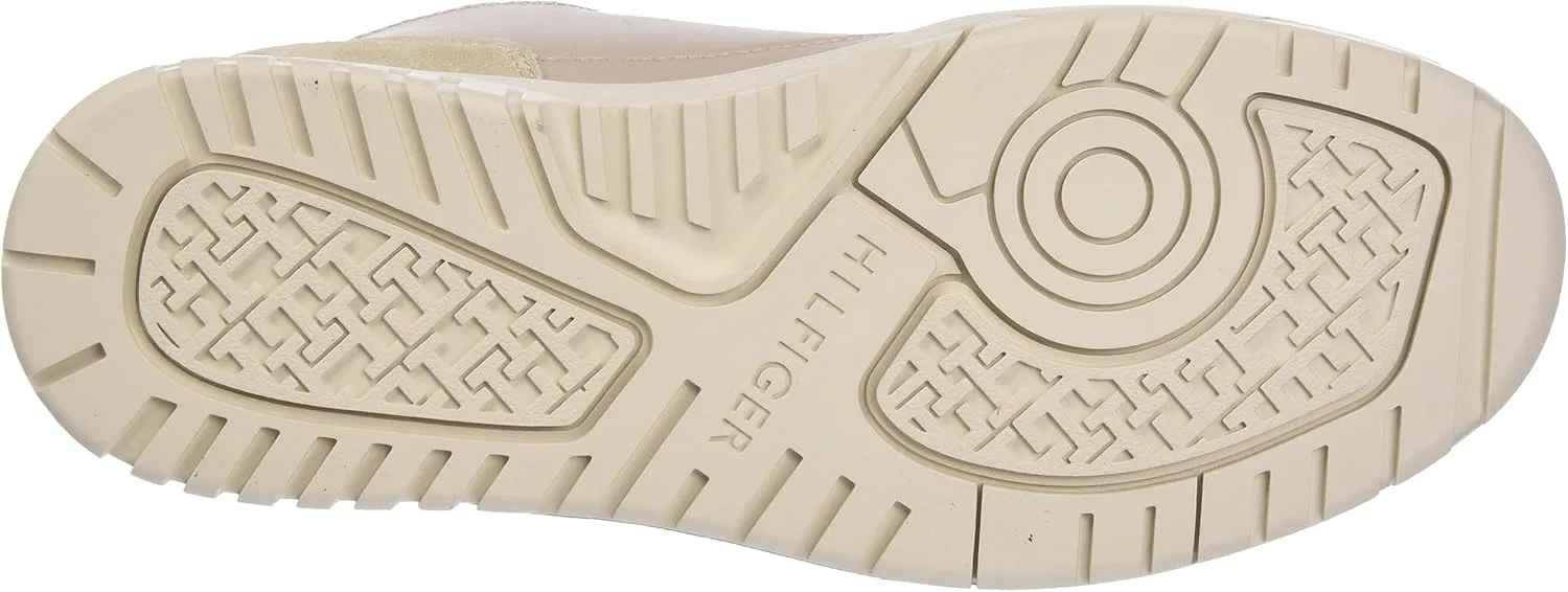 Мужские кроссовки Tommy Hilfiger Th Basket Core Midcut LTH Cupsole, Beige Cashmere Cream — фото 2