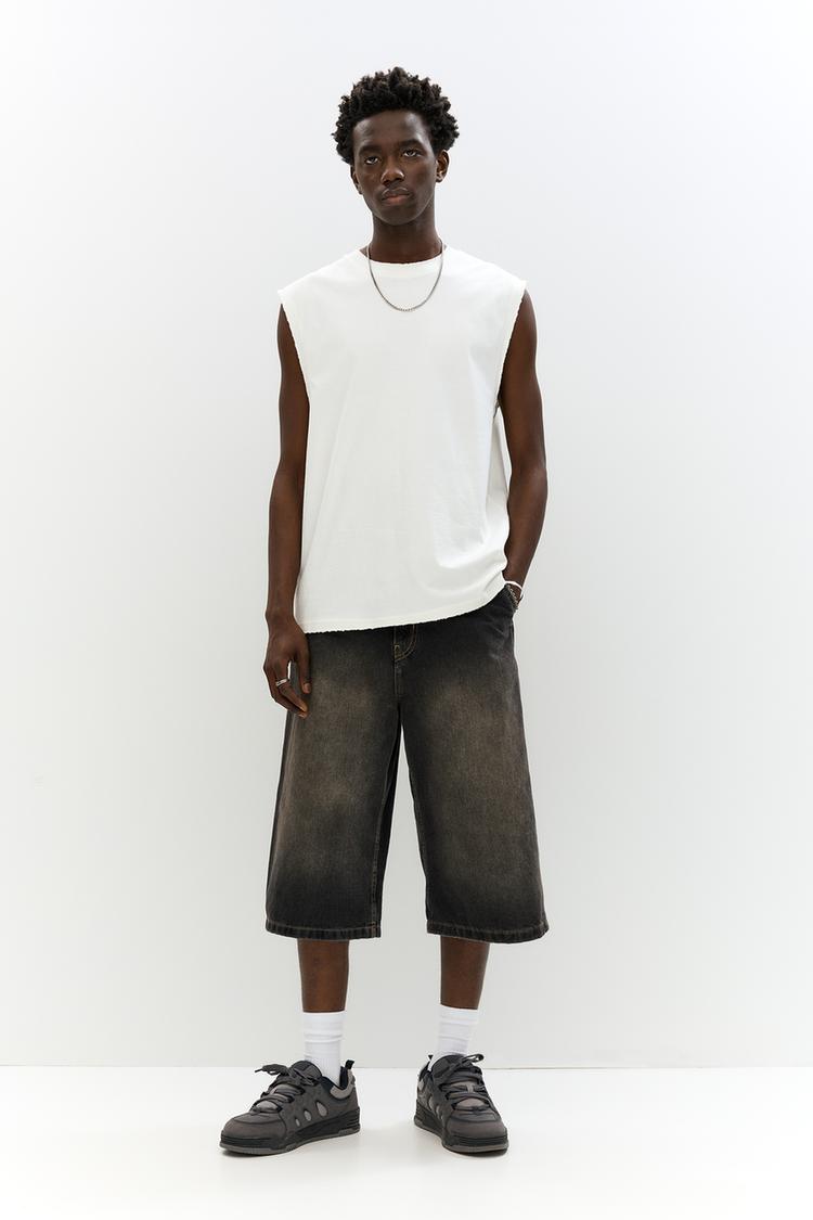 

Супер мешковатые штаны Pull And Bear, черный