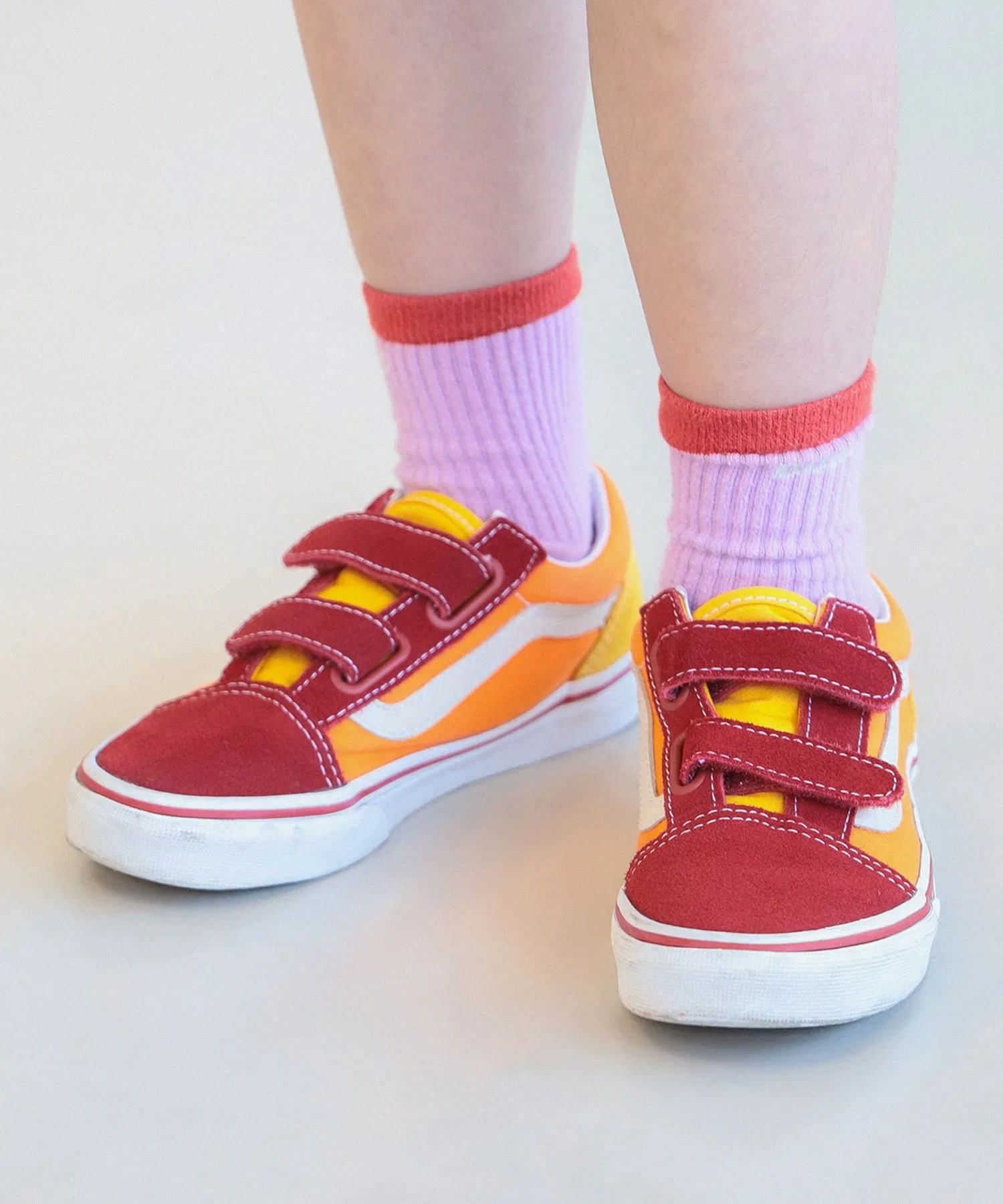 Детские кроссовки VANS Old Skool для детей оранжевые