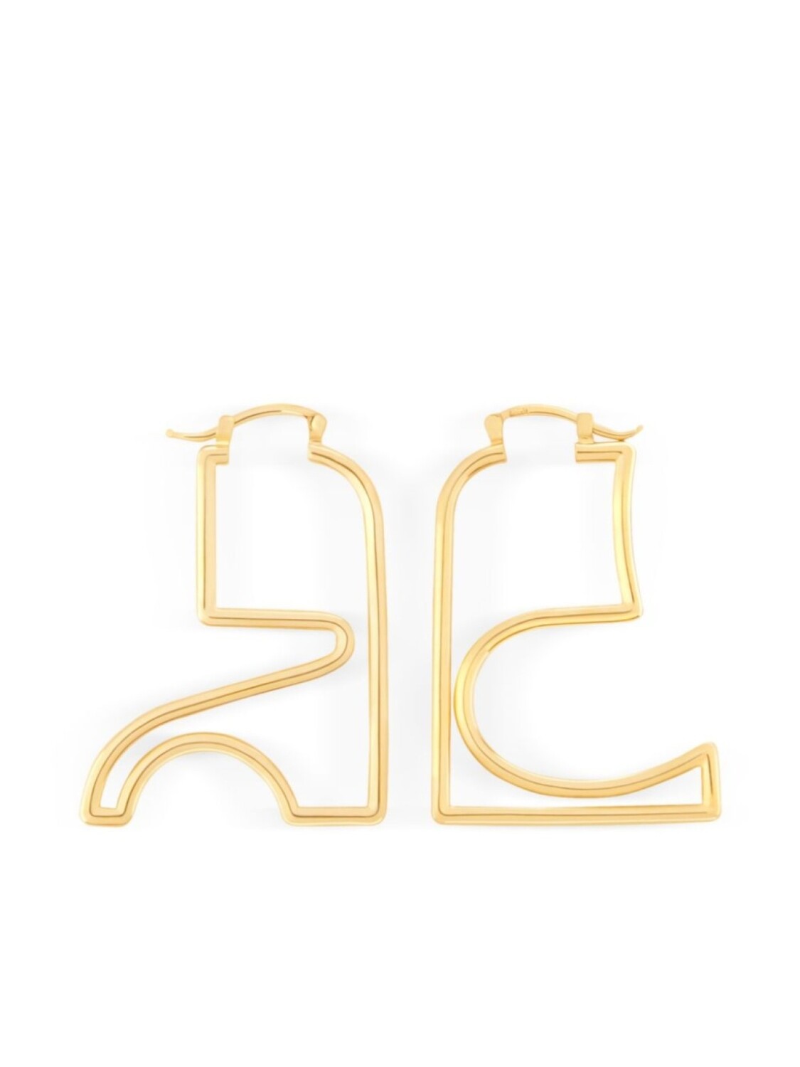 

Courrèges серьги AC, золотой