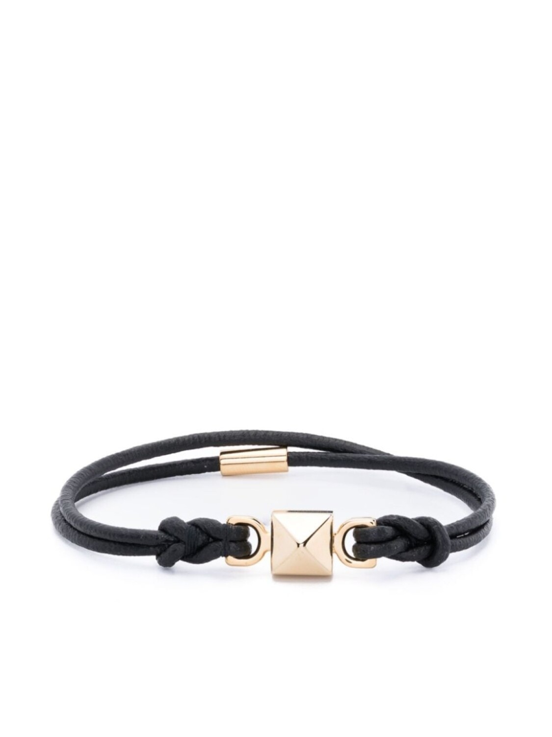 

Кожаный браслет Rockstud Valentino Garavani, черный
