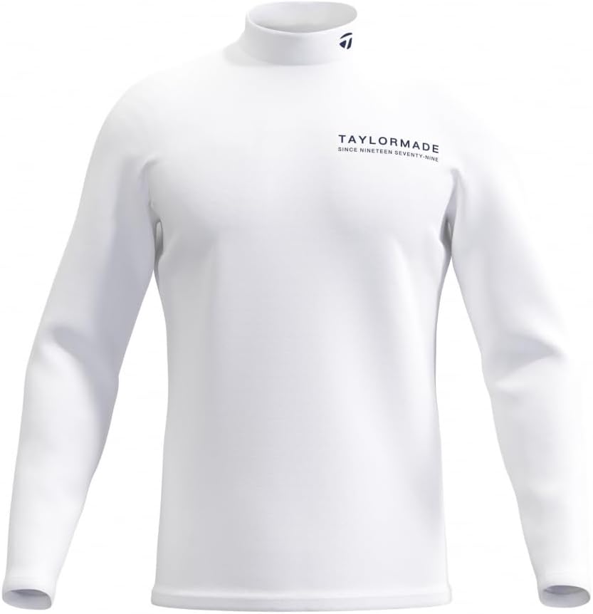 

Мужская футболка с длинными рукавами и фотопринтом, белая Taylormade