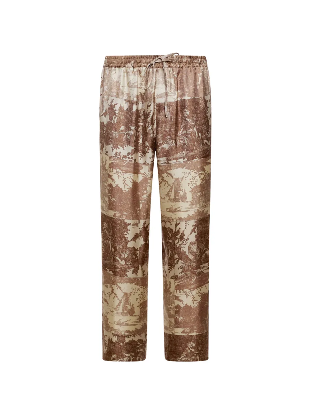 

Брюки на эластичном поясе Pierre-Louis Mascia, бежевый