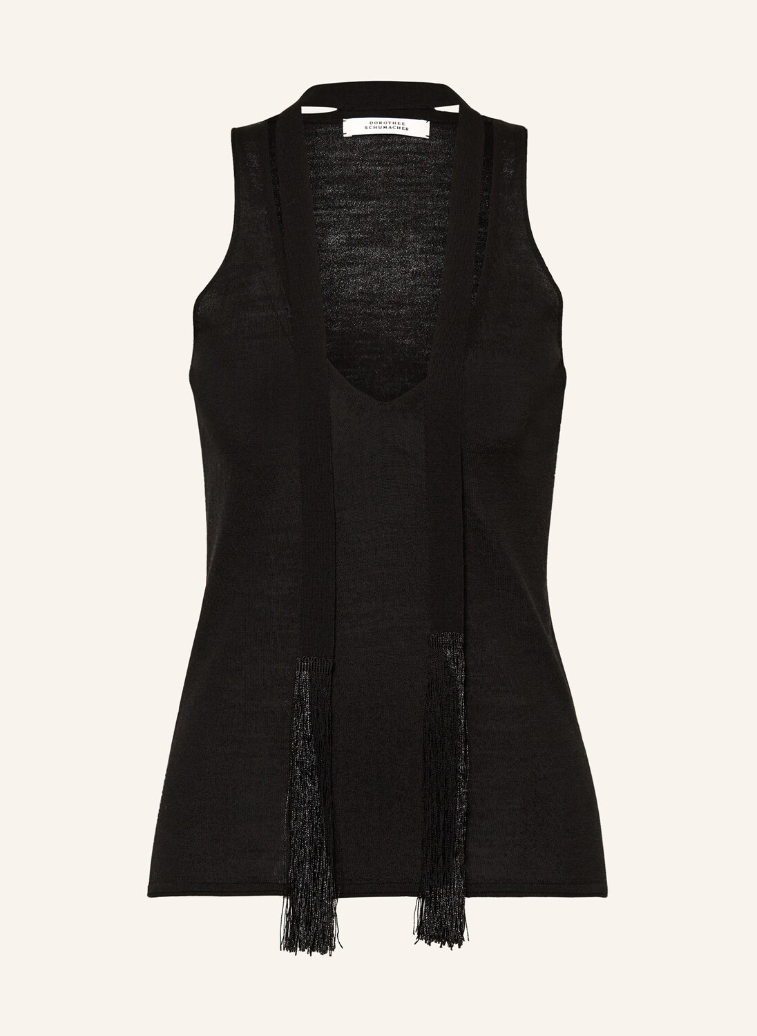 

Вязаный топ изысканный топ Essentials Dorothee Schumacher, черный