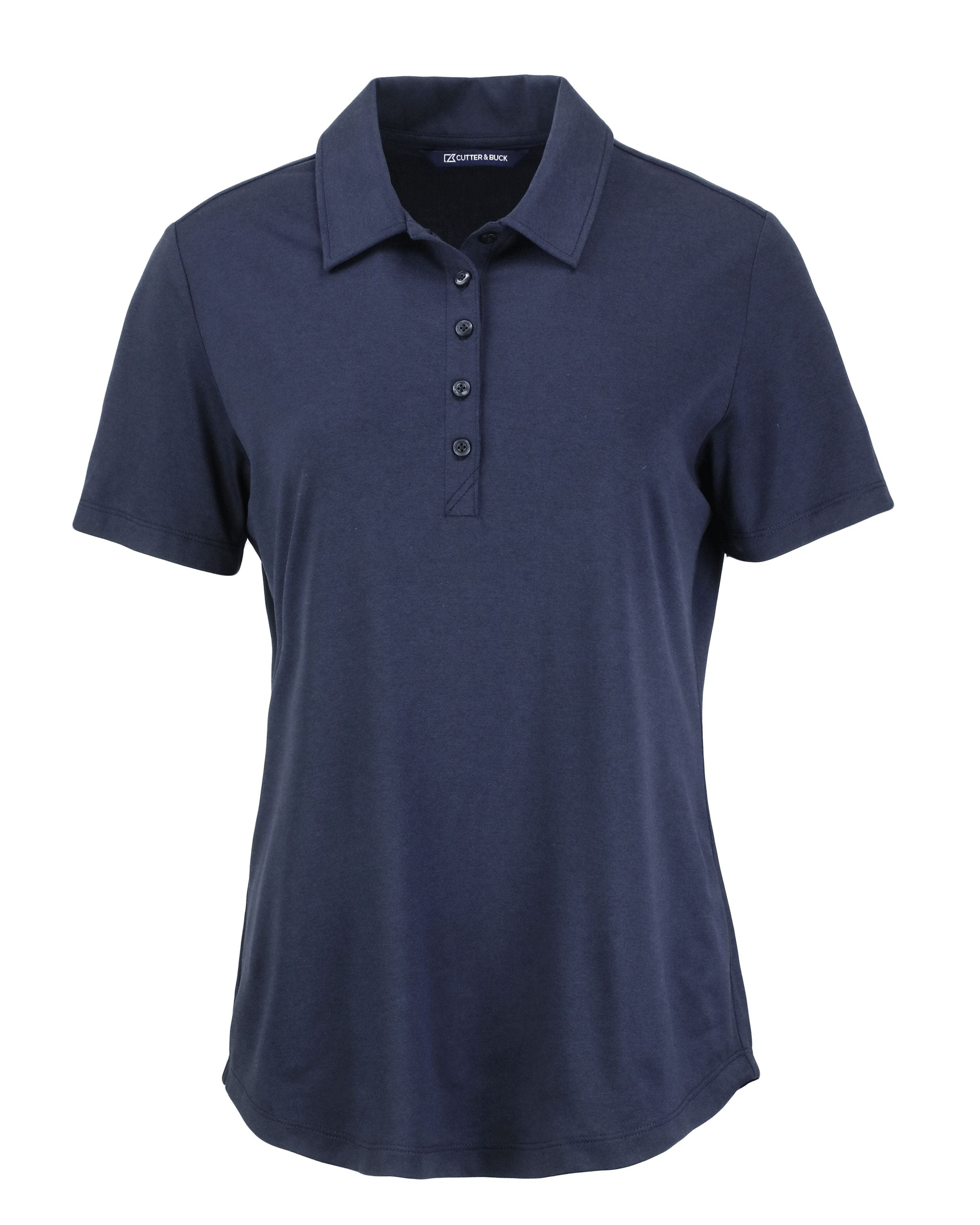 

Женское поло Cutter & Buck Coastline Epic Comfort из переработанного материала, синий
