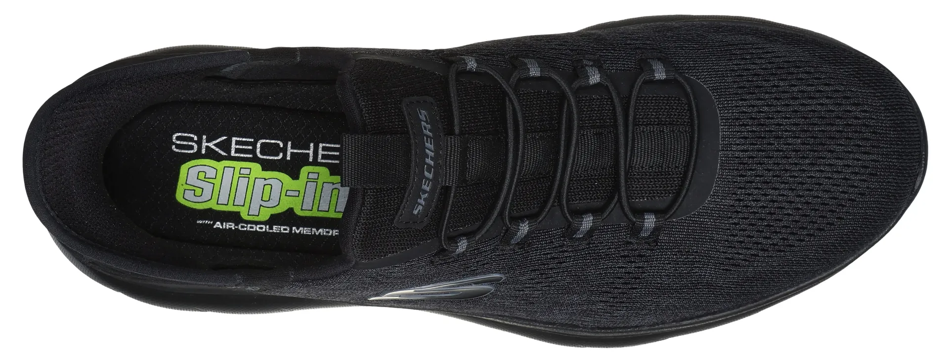 Слипоны Skechers "SUMMITS-KEY PACE", тапочки, повседневная обувь, полуботинки веганского производства, черный — фото 4