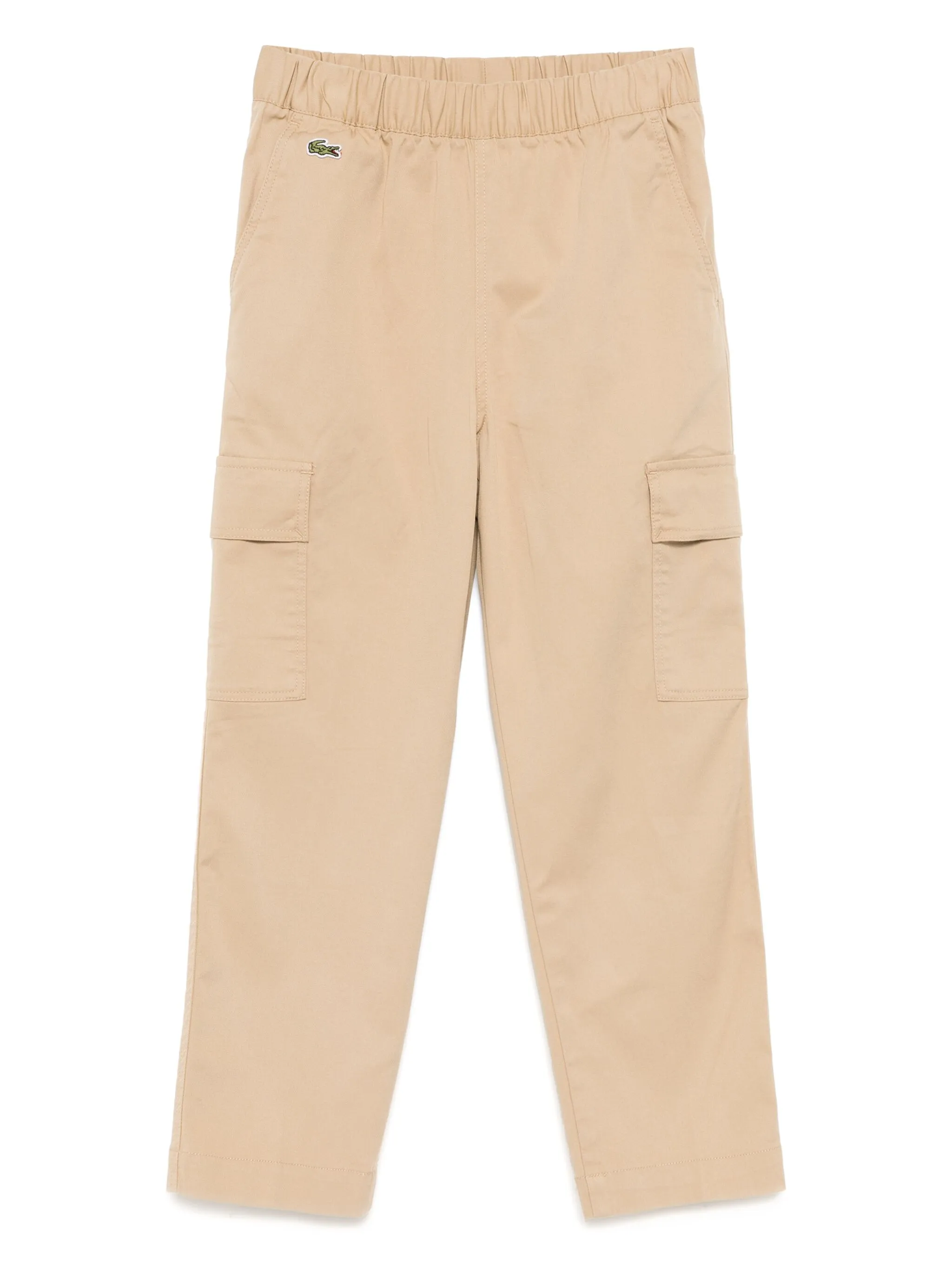 

Легкие габардиновые брюки карго Lacoste, бежевый