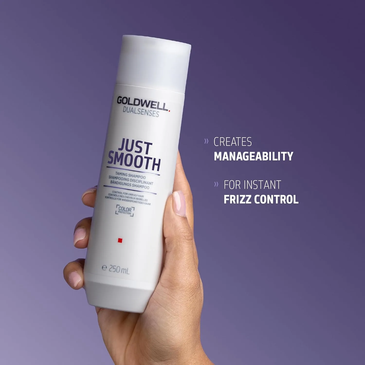 Шампунь Goldwell Dualsenses Just Smooth Taming против пушистости и контроля влажности 1000 мл (.) — фото 4