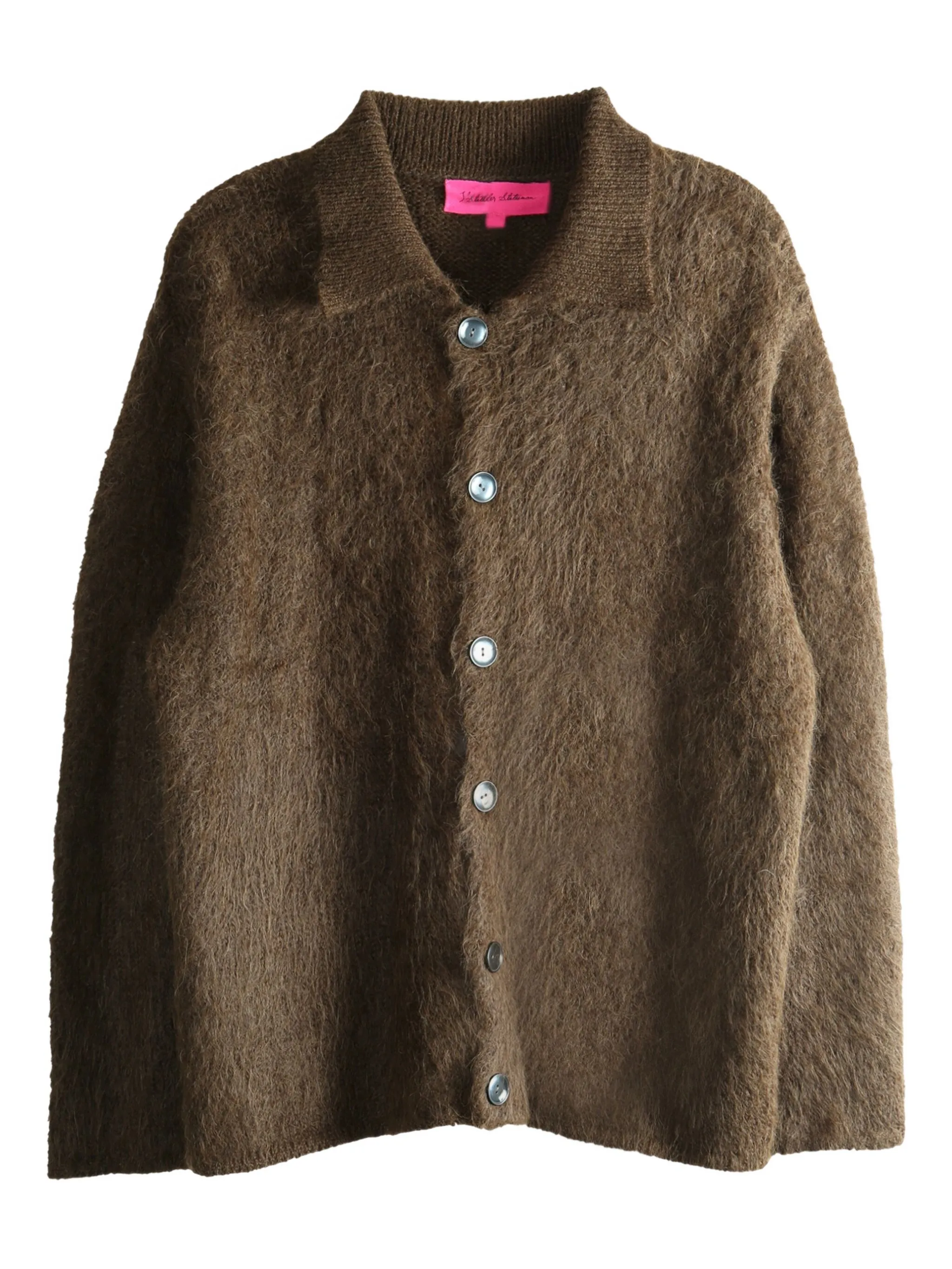 

Рубашка Thistle с отложным воротником The Elder Statesman, коричневый