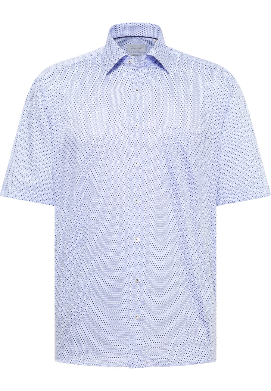 

Рубашка на пуговицах классического кроя ETERNA, светло-голубой