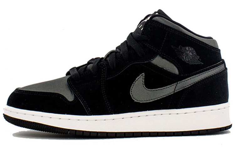 

Кроссовки Air Jordan 1 Mid SE 'Black Anthracite' GS