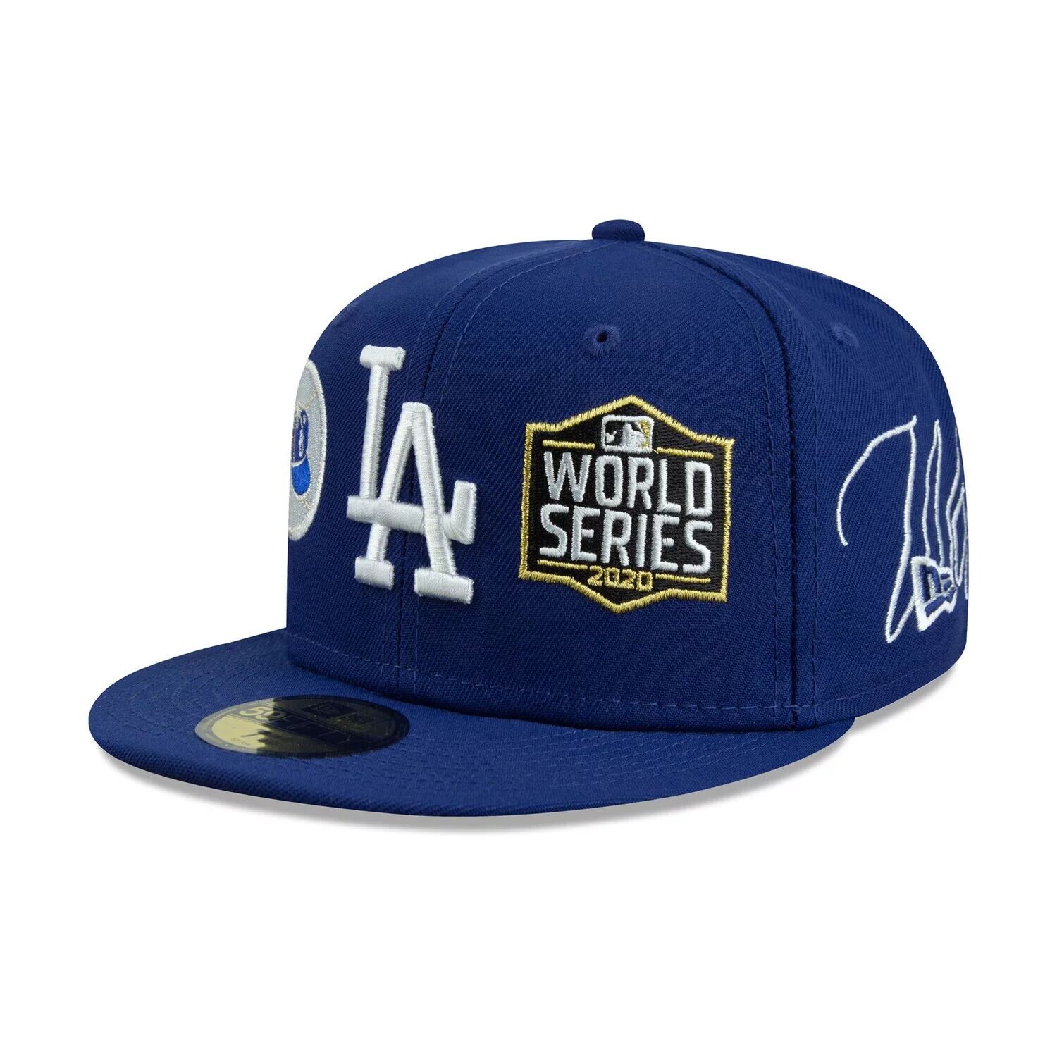 

Мужская облегающая шляпа New Era Royal Los Angeles Dodgers Historic World Series Champions 59FIFTY