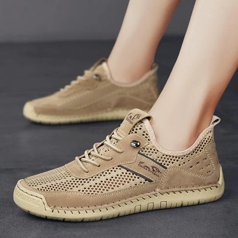 Мужские лоферы mesh Breathable, Loafers & Slip-Ons, Sand Fusecottc — фото 4