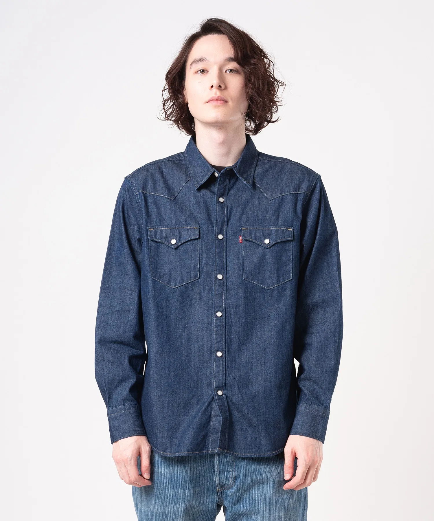 Мужская джинсовая рубашка Levi's BARSTOW