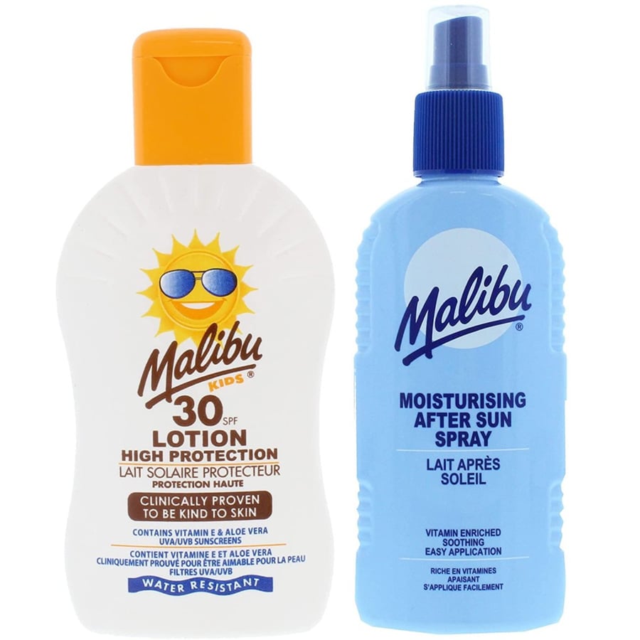 

Солнцезащитный крем Malibu Baby SPF30 200 мл + Спрей после загара 200 мл