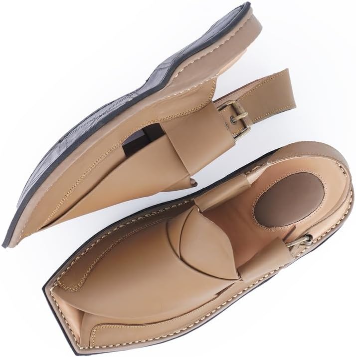 Мужские летние сандалии UG Fashions с двойной подошвой, из черной натуральной кожи коровы, удобная обувь Ugfashions — фото 4