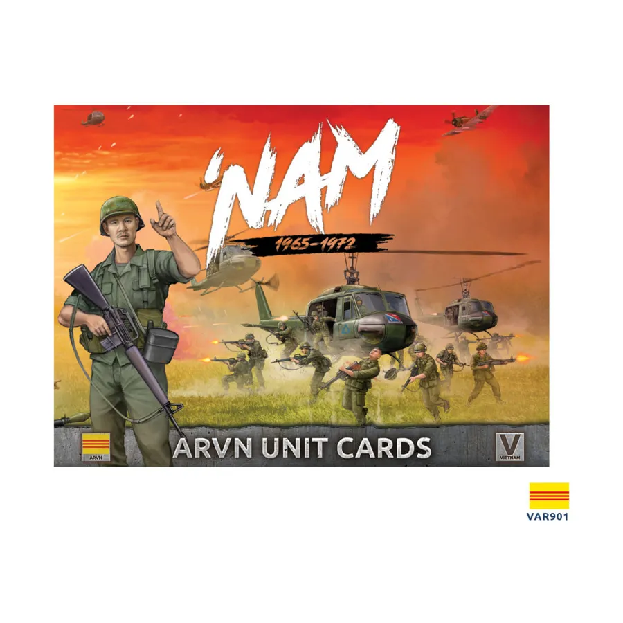 

Карточки отрядов — АРВН, 'Nam - The Vietnam War Miniatures Game (1:100)