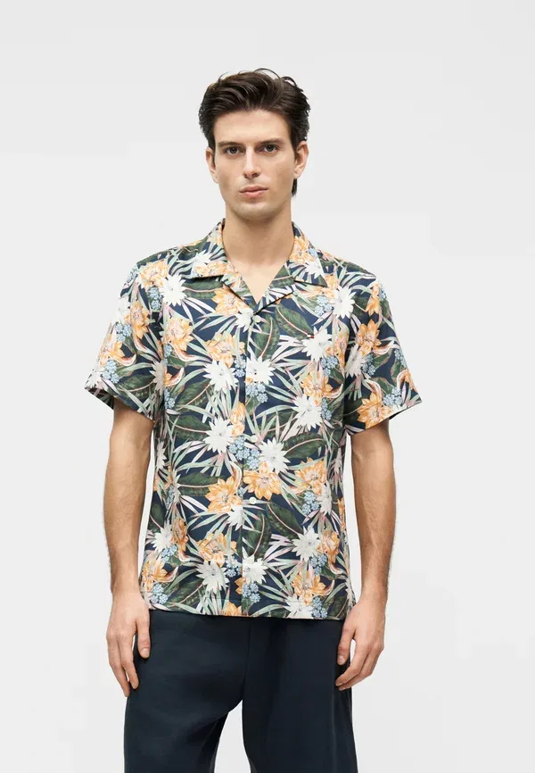 Рубашка Tommy Hilfiger Floral shirt summer graphic shirt, разноцветная