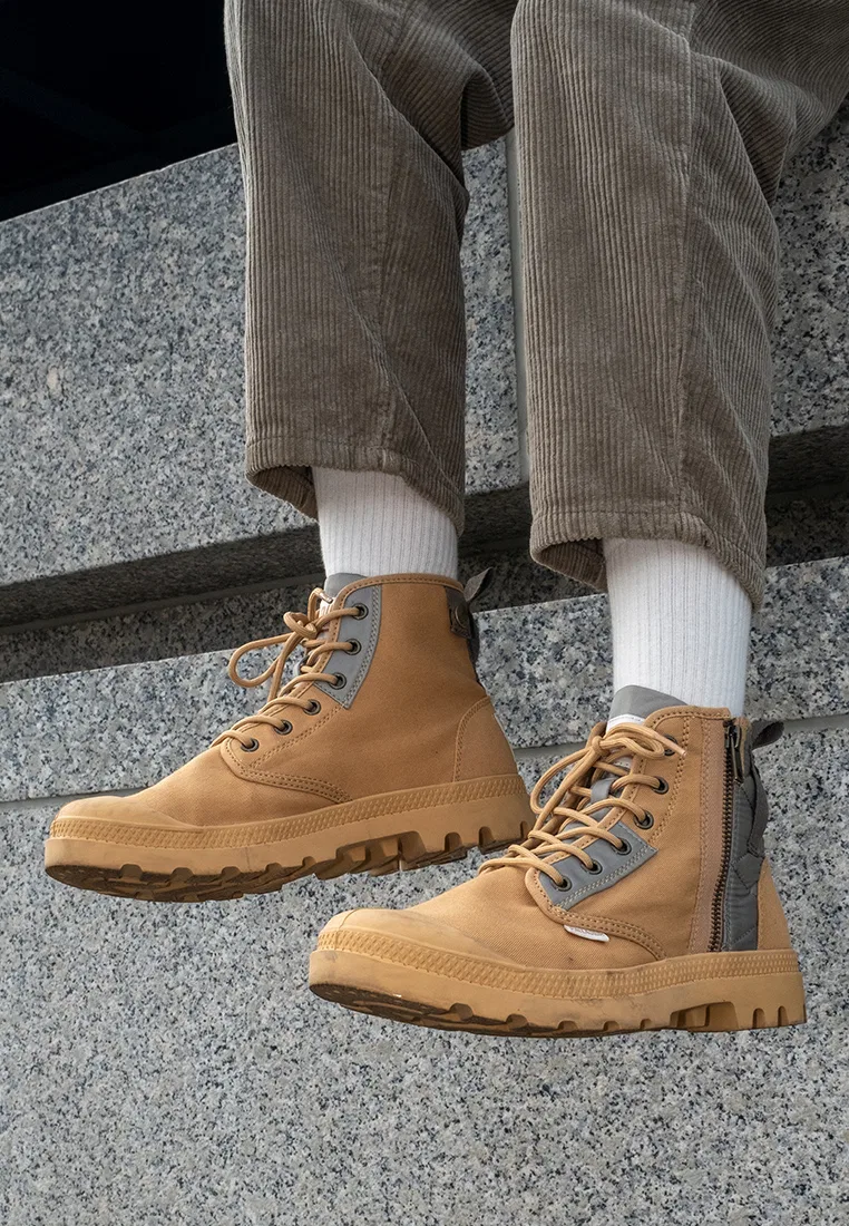 Кроссовки-ботинки высокие Pampa Detroit Zip, Puma, черные Palladium — фото 2