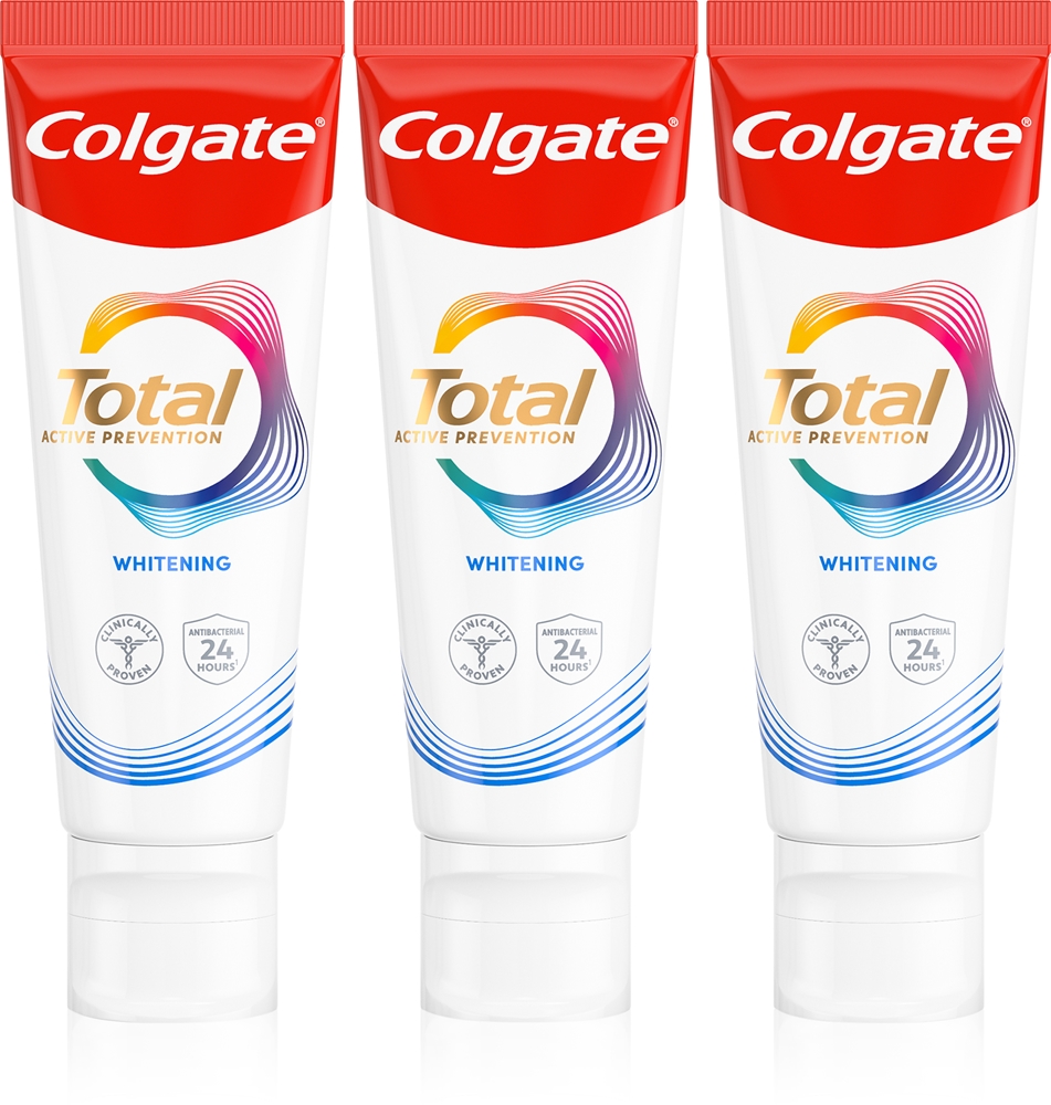 

Отбеливающая зубная паста Total Active Prevention Colgate, 3× 75 мл