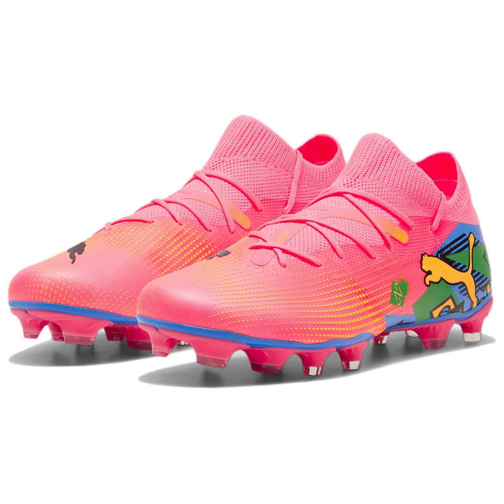 

Футболка X Neymar Jr. Future 7 Match Fg Ag 'Copa America Pack' PUMA, розовая синяя желтая